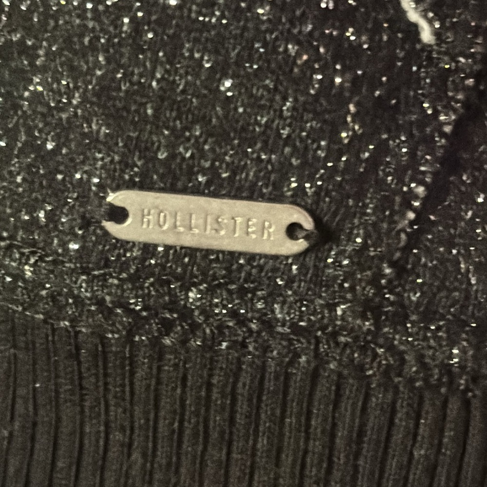 Hollister Glitter Cropped hoodie - Picture 3 of 5